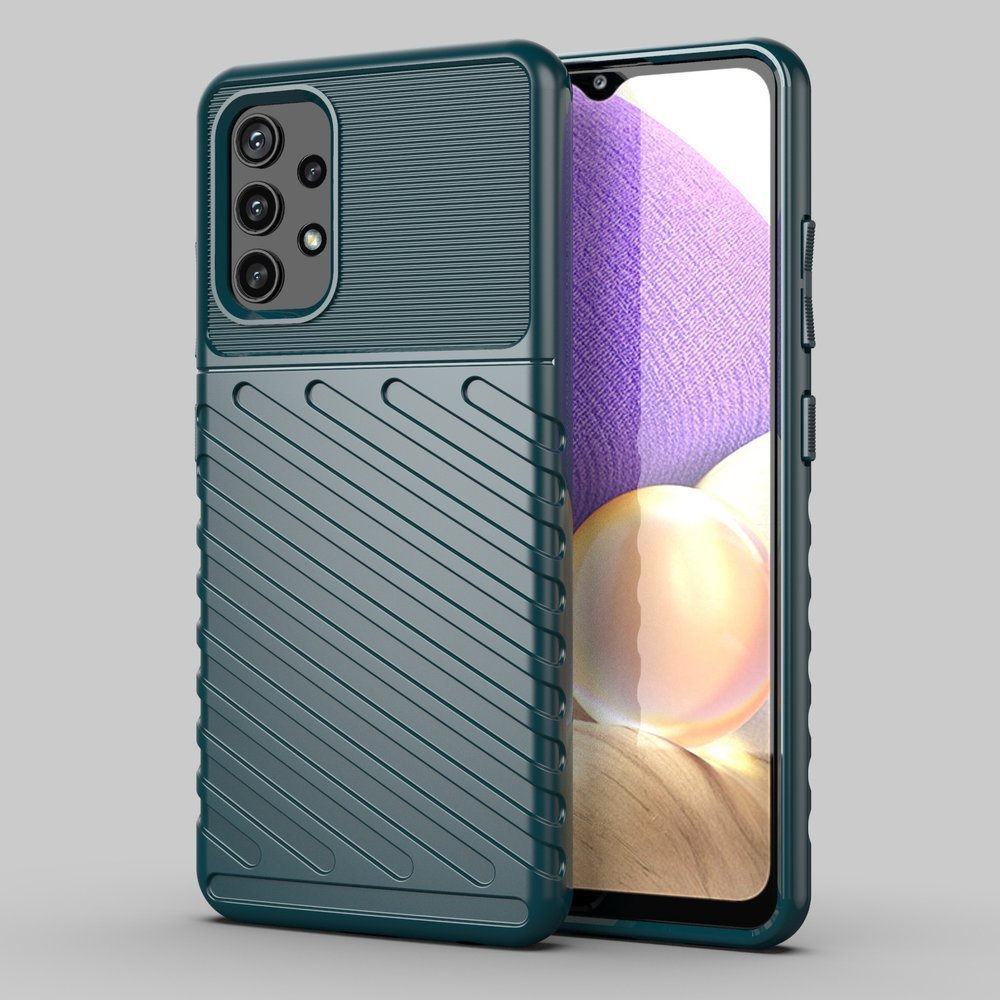 Thunder Case TPU dėklas Samsung Galaxy A72 4G – žalias -- Samsung Galaxy A72