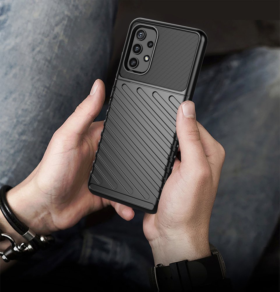 Thunder Case TPU dėklas Samsung Galaxy A72 4G – žalias -- Samsung Galaxy A72