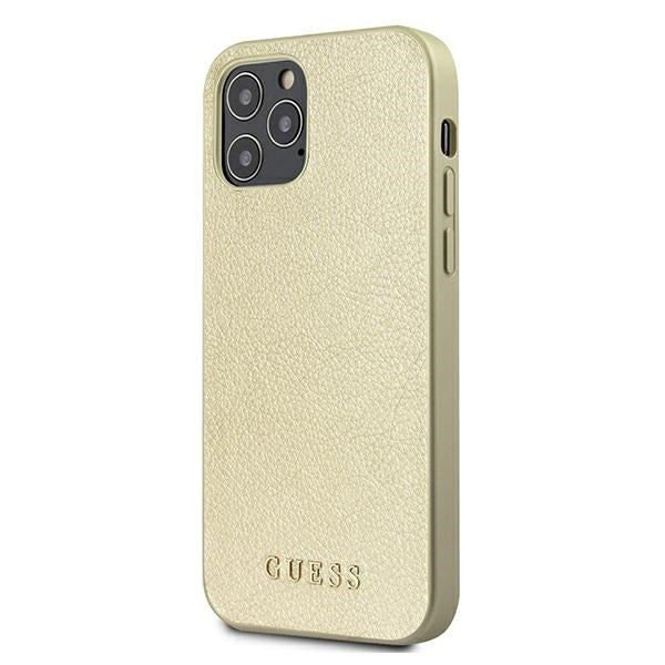 Guess Iridescent dėklas iPhone 12 Pro Max – auksinis -- iPhone 12 Pro Max