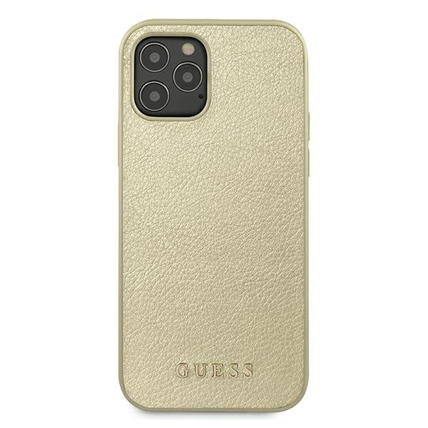 Guess Iridescent dėklas iPhone 12 Pro Max – auksinis -- iPhone 12 Pro Max
