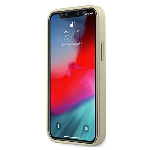 Guess Iridescent dėklas iPhone 12 mini – auksinis -- iPhone 12 Mini