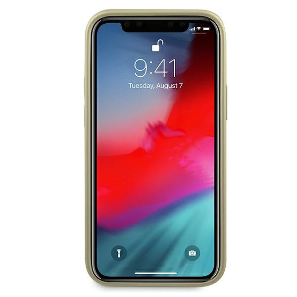 Guess Iridescent dėklas iPhone 12 mini – auksinis -- iPhone 12 Mini