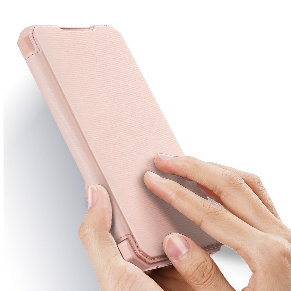 Dux Ducis Skin X atverčiamas dėklas Galaxy A72 – rožinis -- Samsung Galaxy A72