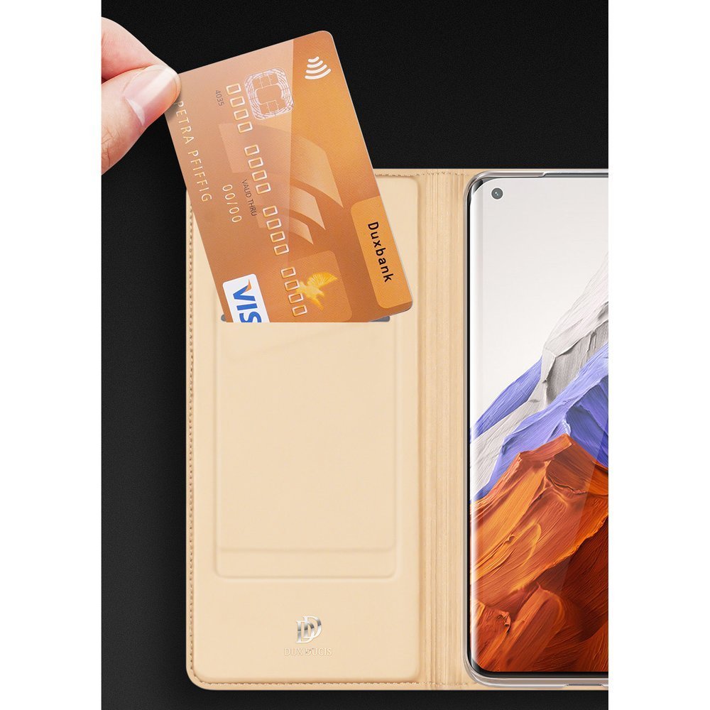 DUX DUCIS Skin Pro atverčiamas dėklas Xiaomi Mi 11 Pro – juodas -- Xiaomi Mi 11 Pro