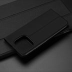DUX DUCIS Skin Pro atverčiamas dėklas Xiaomi Mi 11 Pro – juodas -- Xiaomi Mi 11 Pro