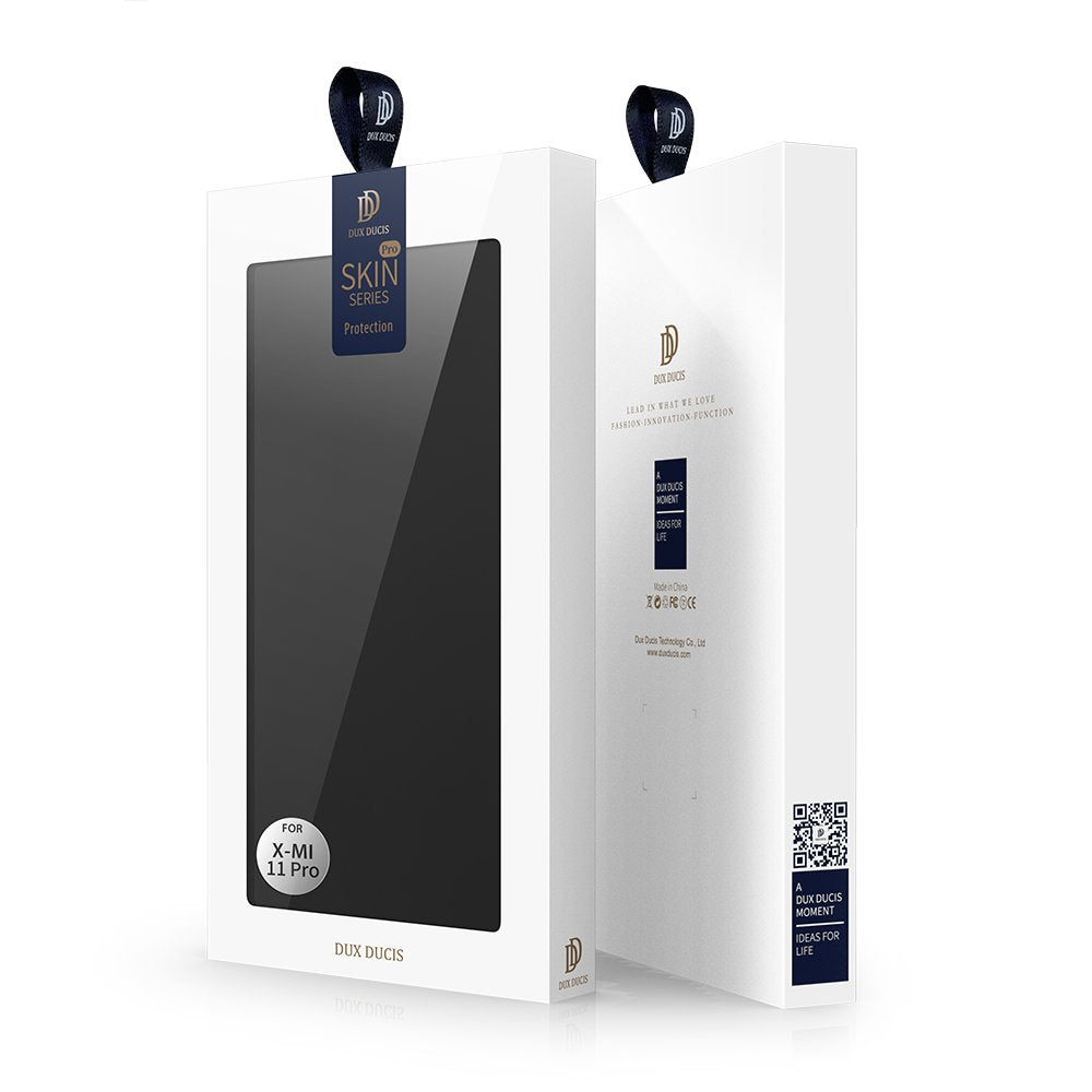 DUX DUCIS Skin Pro atverčiamas dėklas Xiaomi Mi 11 Pro – juodas -- Xiaomi Mi 11 Pro