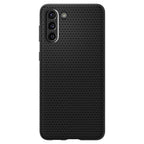 Spigen Liquid Air dėklas Samsung Galaxy S21 – matinis juodas -- Samsung Galaxy S21