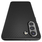 Spigen Liquid Air dėklas Samsung Galaxy S21 – matinis juodas -- Samsung Galaxy S21