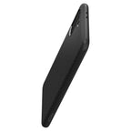 Spigen Liquid Air dėklas Samsung Galaxy S21 – matinis juodas -- Samsung Galaxy S21