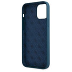 Guess silikoninis dėklas iPhone 12 Pro Max – mėlynas -- iPhone 12 Pro Max