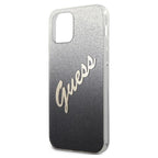 Guess dėklas iPhone 12 Pro Max – juodas, blizgus -- iPhone 12 Pro Max