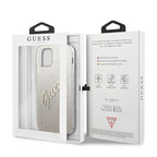 Guess dėklas iPhone 12 Pro Max – auksinis Glitter Gradient -- iPhone 12 Pro Max