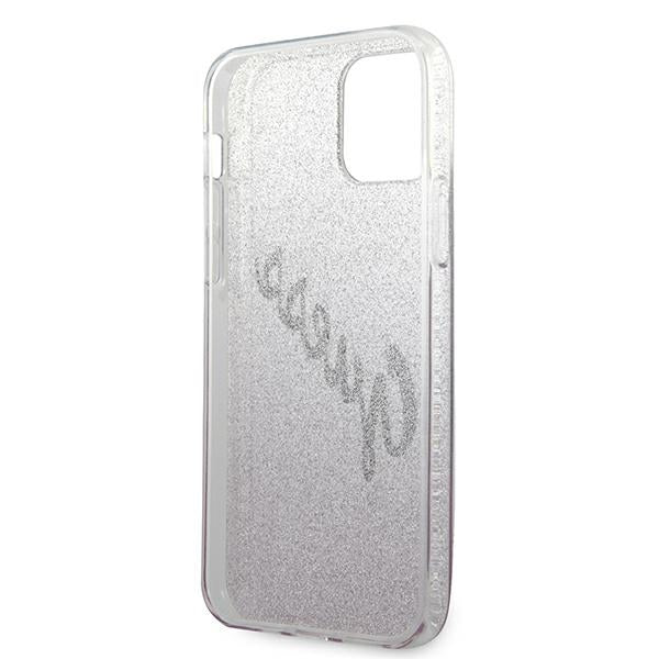 Guess Glitter Gradient dėklas iPhone 12 Pro Max – rožinis -- iPhone 12 Pro Max