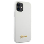 Guess silikoninis dėklas iPhone 12 mini – baltas -- iPhone 12 Mini