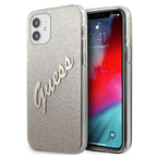 Guess Glitter Gradient dėklas iPhone 12 mini – auksinis -- iPhone 12 Mini