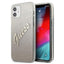 Guess Glitter Gradient dėklas iPhone 12 mini – auksinis -- iPhone 12 Mini