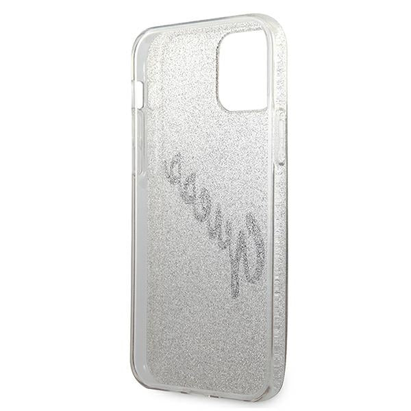 Guess Glitter Gradient dėklas iPhone 12 mini – auksinis -- iPhone 12 Mini