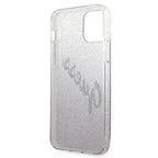 Guess dėklas iPhone 12 mini – rožinis (Glitter Gradient) -- iPhone 12 Mini