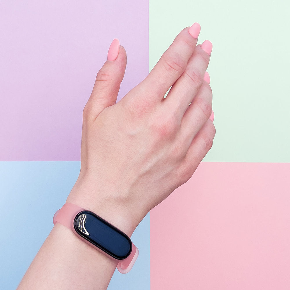 Silikoninis dirželis Xiaomi Mi Band 5/6 – auksinis
