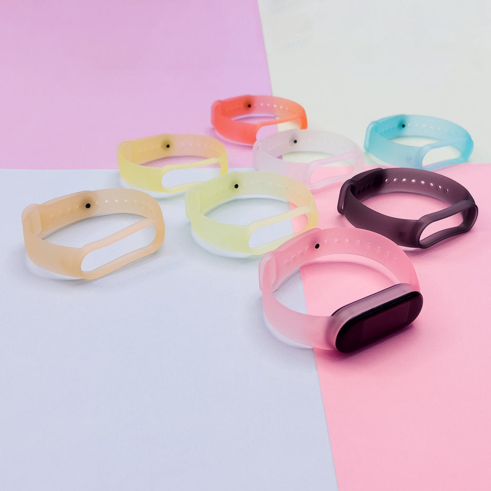 Silikoninis dirželis Xiaomi Mi Band 5/6 – auksinis