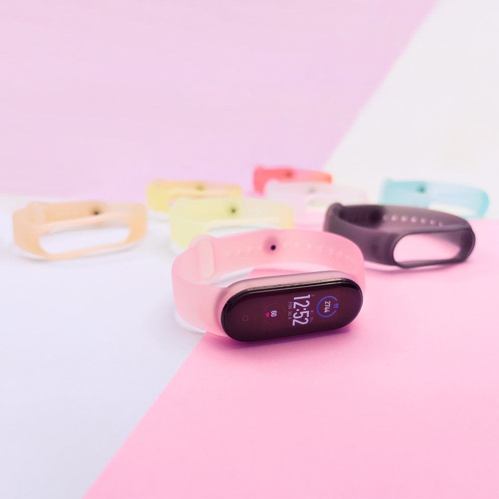 Silikoninis dirželis Xiaomi Mi Band 5/6 – auksinis