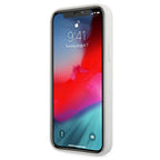 Guess silikoninis dėklas iPhone 12 Pro Max – kreminis -- iPhone 12 Pro Max