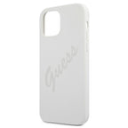 Guess silikoninis dėklas iPhone 12 Pro Max – kreminis -- iPhone 12 Pro Max