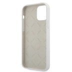 Guess silikoninis dėklas iPhone 12 Pro Max – kreminis -- iPhone 12 Pro Max