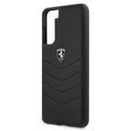 Ferrari Off Track Quilted dėklas Galaxy S21+ – juodas -- Samsung Galaxy S21+