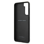 Ferrari Off Track Quilted dėklas Galaxy S21+ – juodas -- Samsung Galaxy S21+