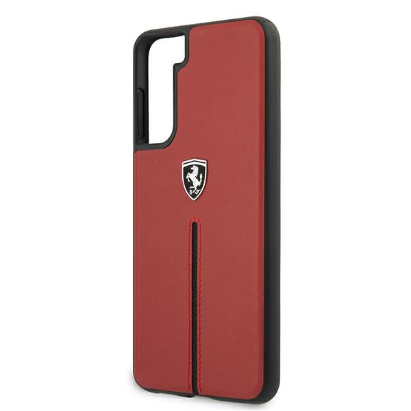 Ferrari odinis dėklas Samsung Galaxy S21+ – raudonas -- Samsung Galaxy S21+