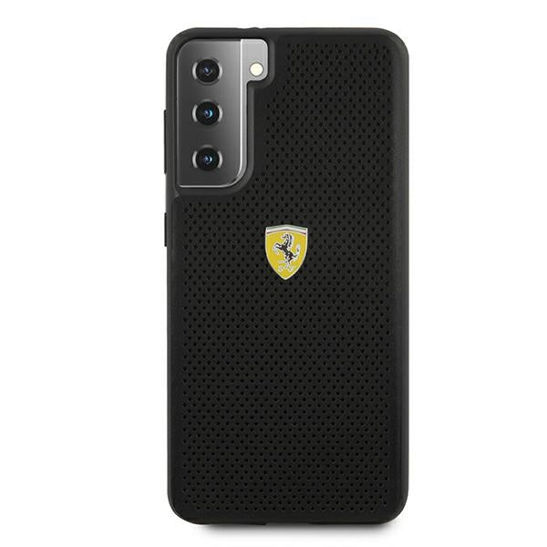 Ferrari dėklas Samsung Galaxy S21+ – juodas -- Samsung Galaxy S21+