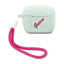 Guess silikoninis dėklas AirPods Pro – mėlyna/fuksija