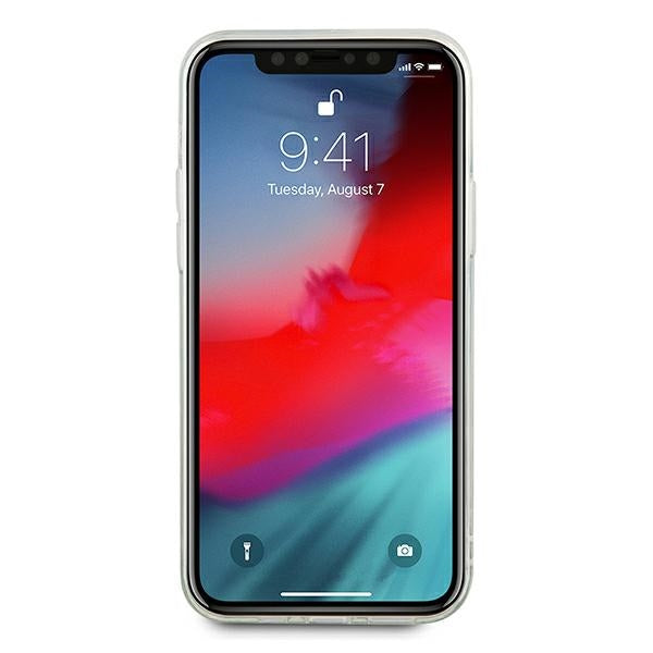 Guess skaidrus dėklas iPhone 12 Pro Max – mėlynas -- iPhone 12 Pro Max