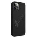 Guess silikoninis dėklas iPhone 12 Pro Max – juodas -- iPhone 12 Pro Max