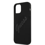 Guess silikoninis dėklas iPhone 12 Pro Max – juodas -- iPhone 12 Pro Max