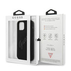 Guess silikoninis dėklas iPhone 12 Pro Max – juodas -- iPhone 12 Pro Max