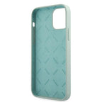 Guess silikoninis dėklas iPhone 12/12 Pro – fuksija/mėlyna -- iPhone 12
