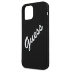 Guess silikoninis dėklas iPhone 12 mini – juodai baltas -- iPhone 12 Mini