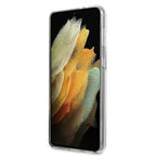 Guess dėklas Galaxy S21+ – mėlynas Glitter Gradient -- Samsung Galaxy S21+