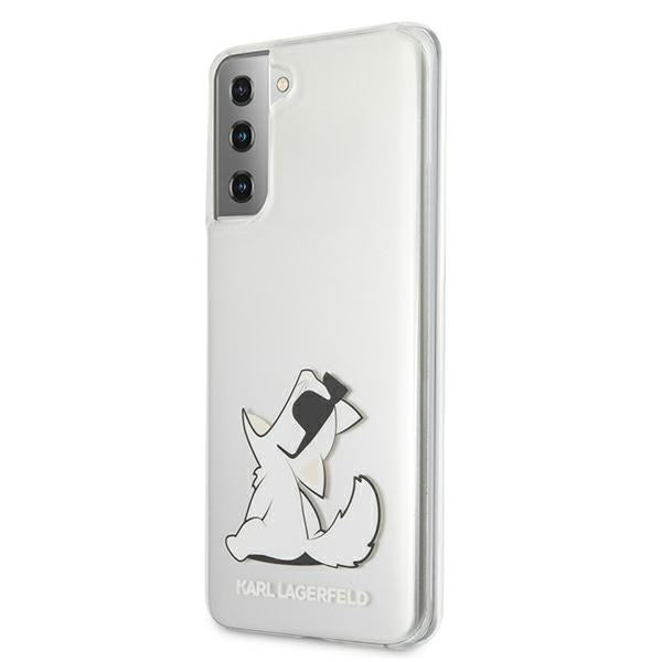 Karl Lagerfeld Choupette Fun dėklas Galaxy S21+ – skaidrus -- Samsung Galaxy S21+