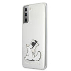 Karl Lagerfeld Choupette Fun dėklas Galaxy S21+ – skaidrus -- Samsung Galaxy S21+