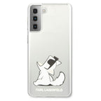 Karl Lagerfeld Choupette Fun dėklas Galaxy S21+ – skaidrus -- Samsung Galaxy S21+
