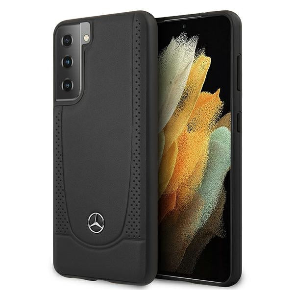 Mercedes-Benz odinis dėklas Galaxy S21+ – juodas -- Samsung Galaxy S21+