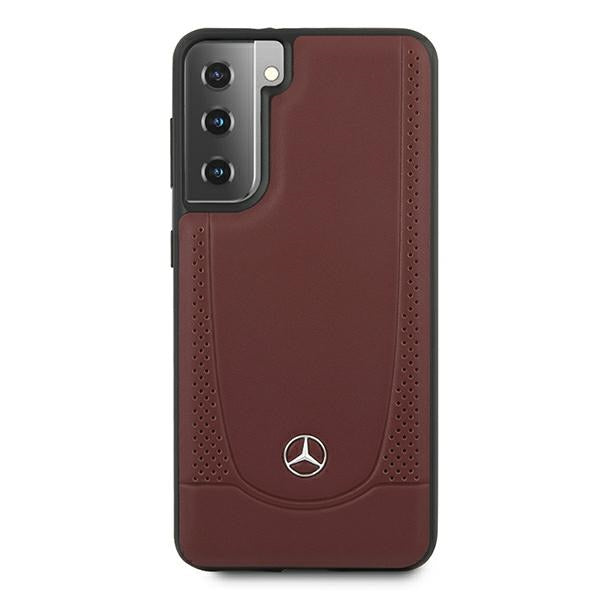 Mercedes Urban Line odinis dėklas Galaxy S21+ – raudonas -- Samsung Galaxy S21+