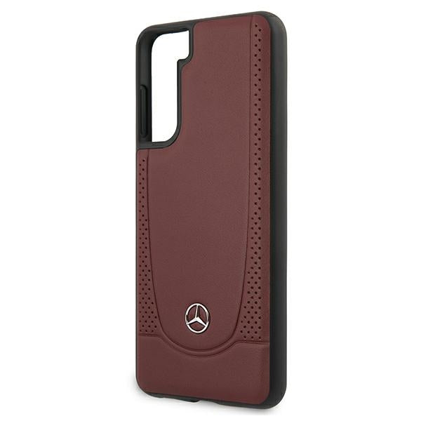 Mercedes Urban Line odinis dėklas Galaxy S21+ – raudonas -- Samsung Galaxy S21+