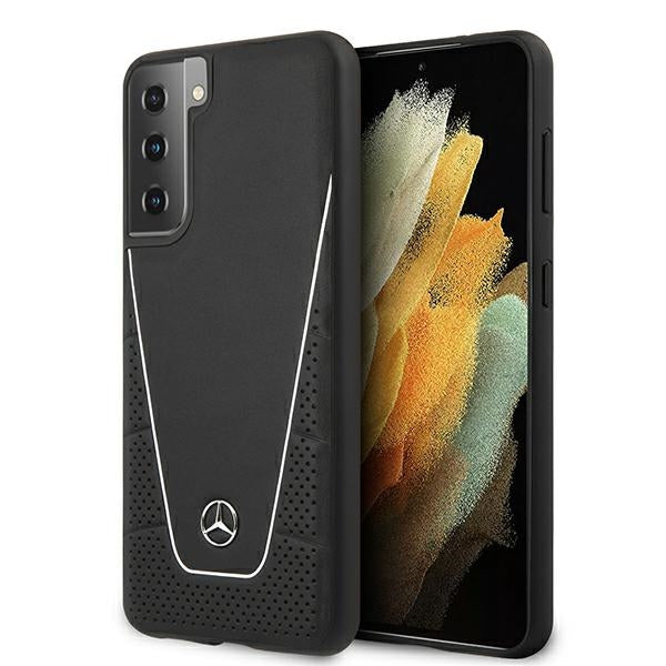 Mercedes-Benz Dynamic Line odinis dėklas Galaxy S21+ – juodas -- Samsung Galaxy S21+