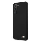 BMW silikoninis dėklas Samsung Galaxy S21+ – juodas -- Samsung Galaxy S21+
