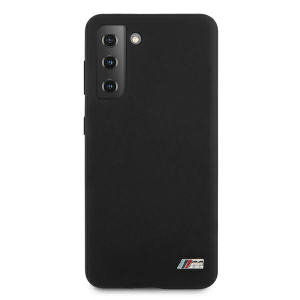 BMW silikoninis dėklas Samsung Galaxy S21+ – juodas -- Samsung Galaxy S21+