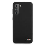BMW silikoninis dėklas Samsung Galaxy S21+ – juodas -- Samsung Galaxy S21+